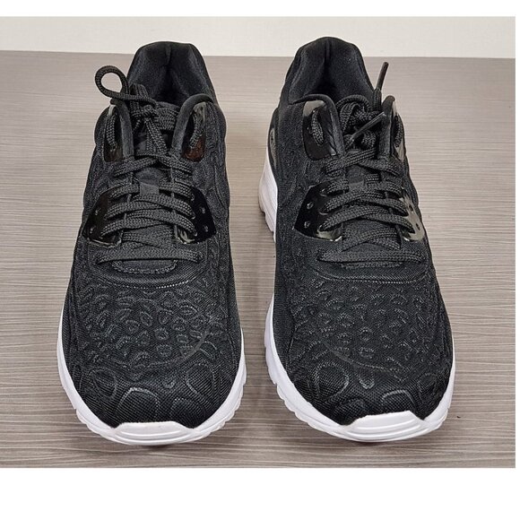 Nike 'Air Max 1 Ultra Plush' Sneaker 844882-001 Black Womens Size 6 / 36.5 - Picture 2 of 6